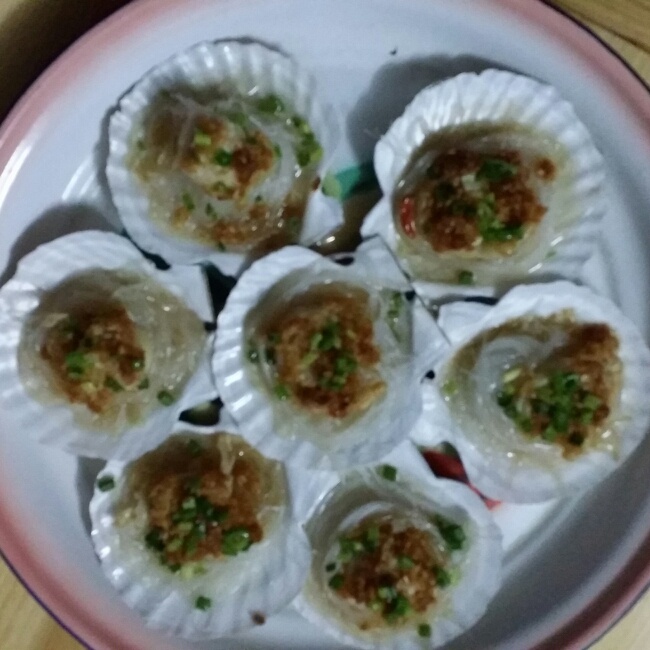 蒜蓉粉丝蒸扇贝