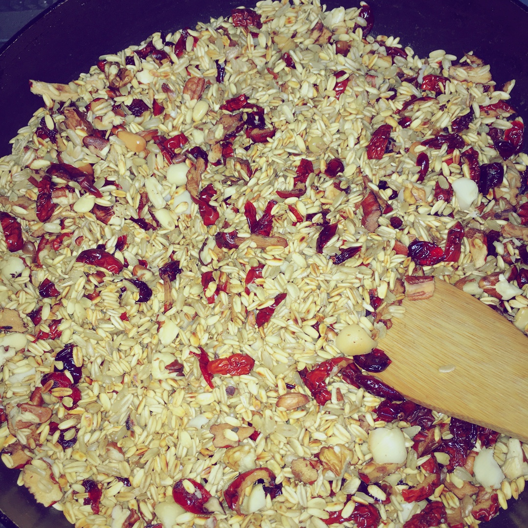 炒的格兰诺拉麦片-少油少糖