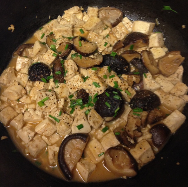 肉末香菇豆腐
