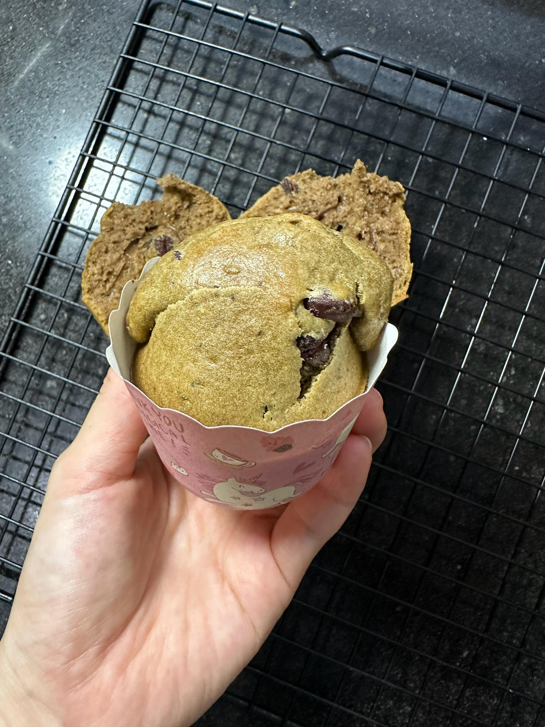 抹茶红豆纸杯蛋糕的做法 步骤5