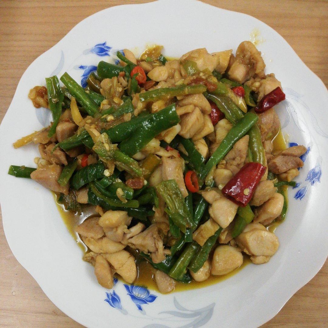 青椒炒鸡腿肉（大厨级别）