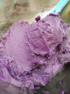 冰淇淋口感紫薯奶油盒子的做法 步骤2