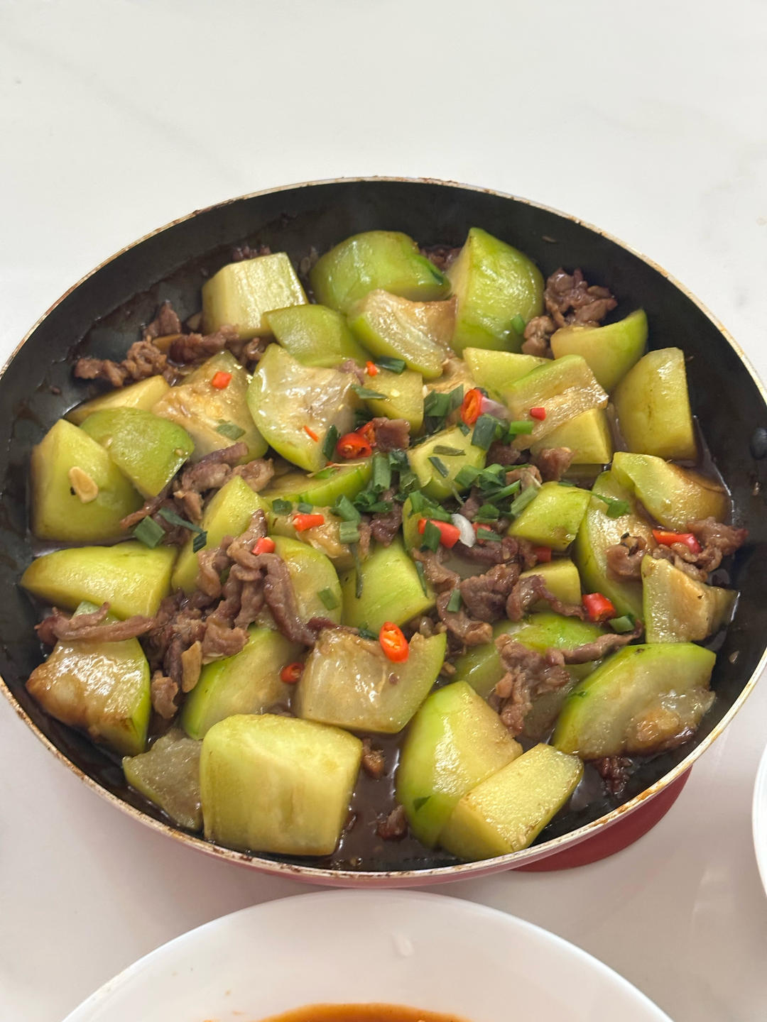 低卡丝瓜牛肉