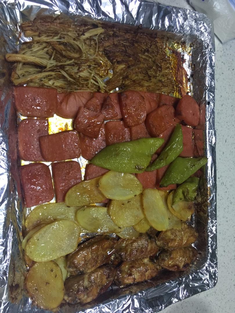 自制烤箱版烧烤，简单好吃过烧烤摊