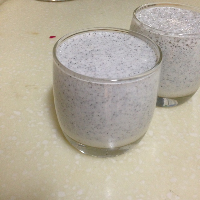 小清新火龙果牛奶汁