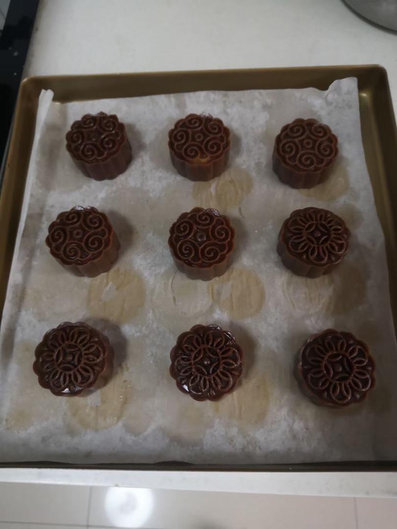🥮黑糖椰香广式月饼｜含不发干不甜腻，蔓越莓椰蓉馅做法