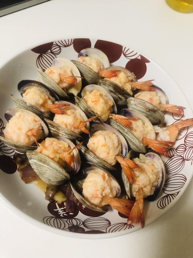 🔥2020最火爆的🍤鲜虾酿蛤蜊❗️鲜嫩Q弹