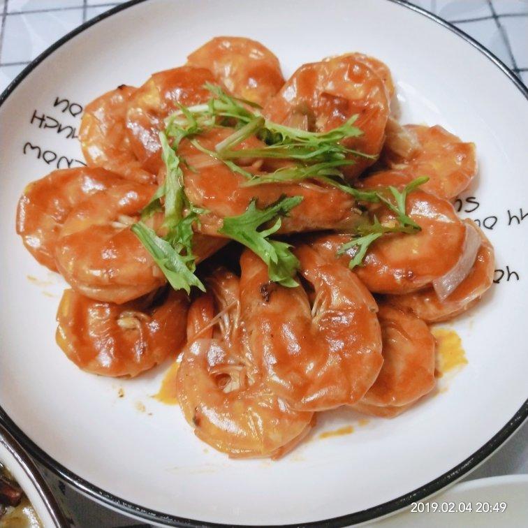 油焖大虾
