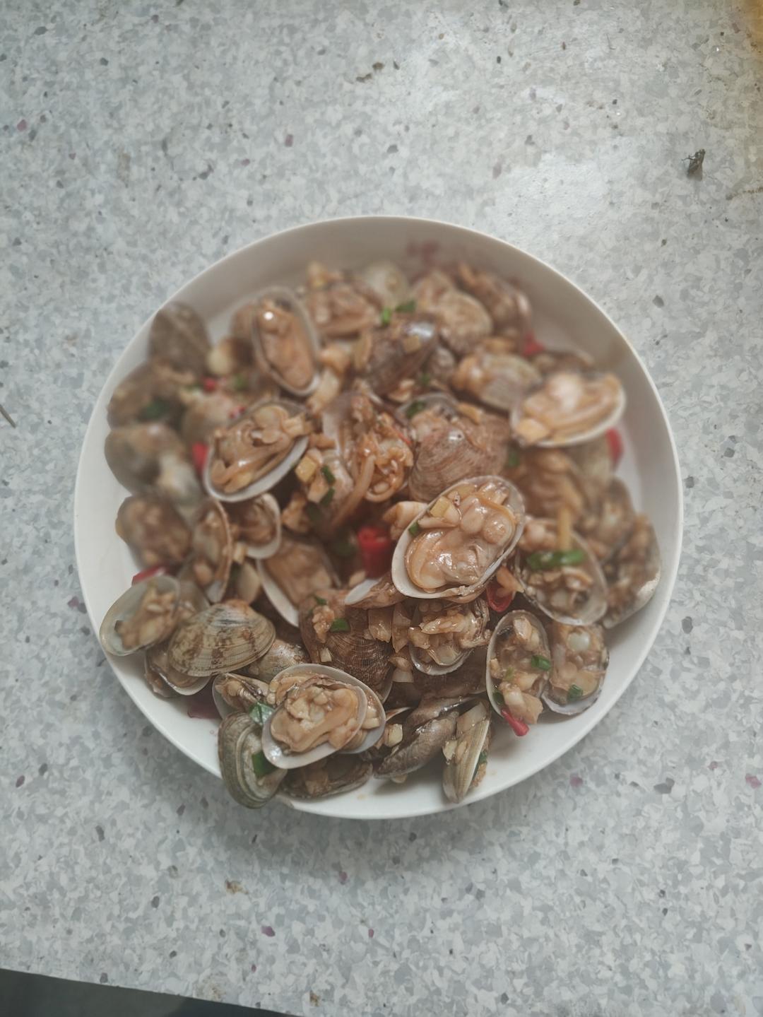 香辣炒花甲