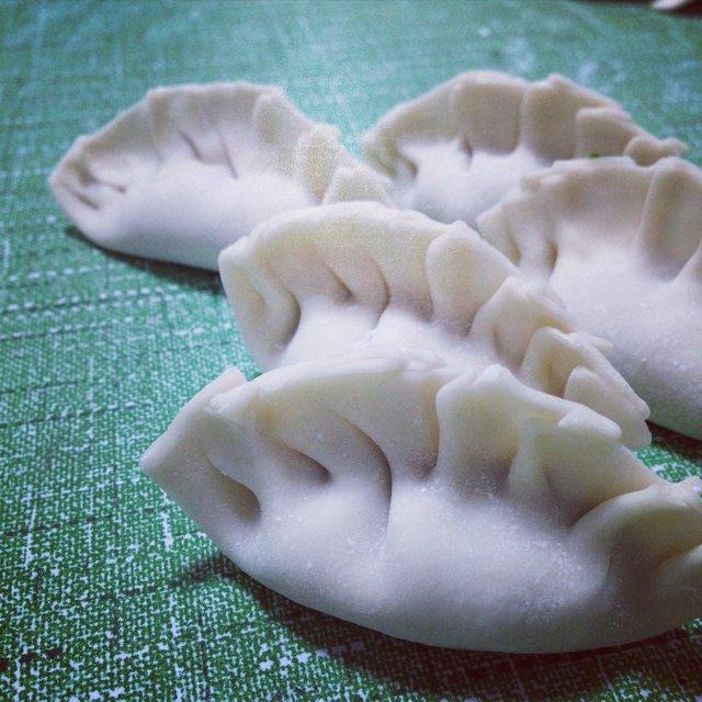 【肯子厨房】薺菜元寶餃