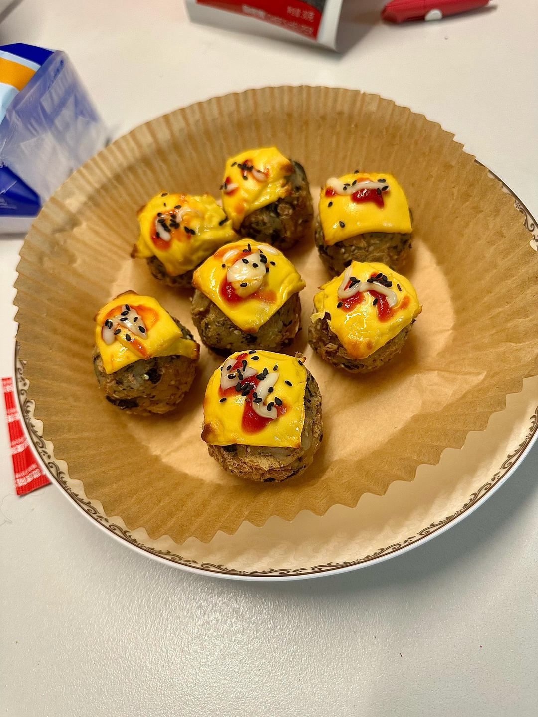 孩子们超喜欢的芝士烤饭团（空气炸锅版）