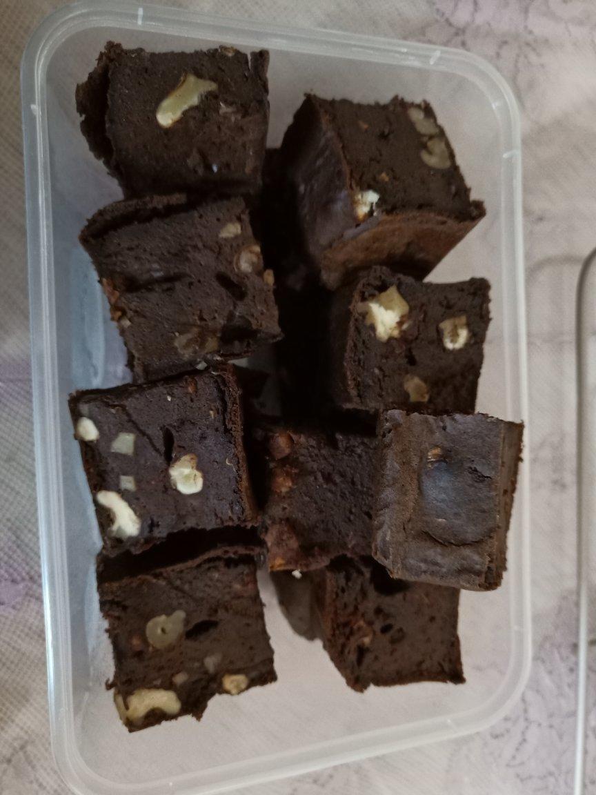 低脂版布朗尼（豆腐核桃布朗尼）