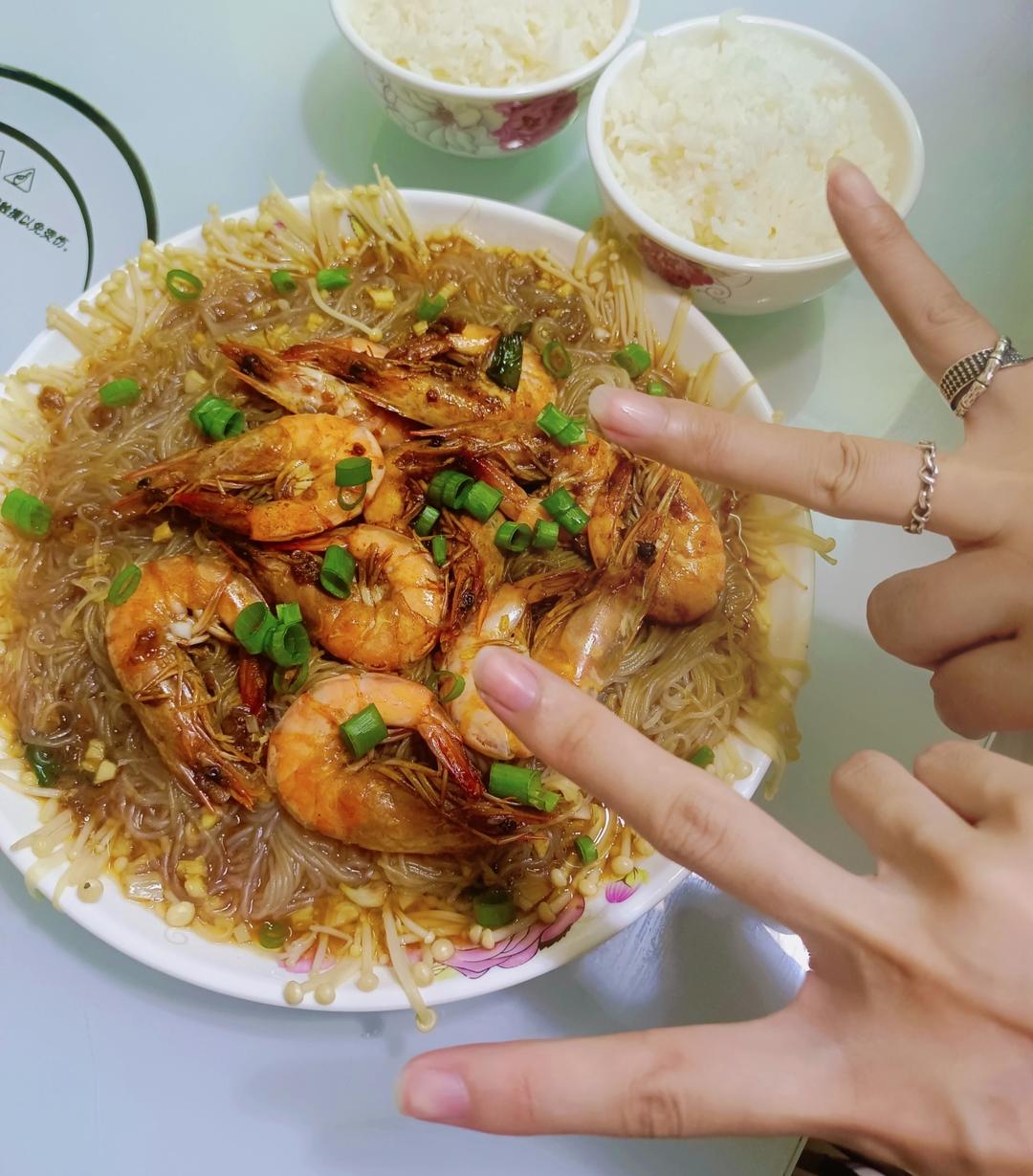 蒜蓉粉丝金针菇