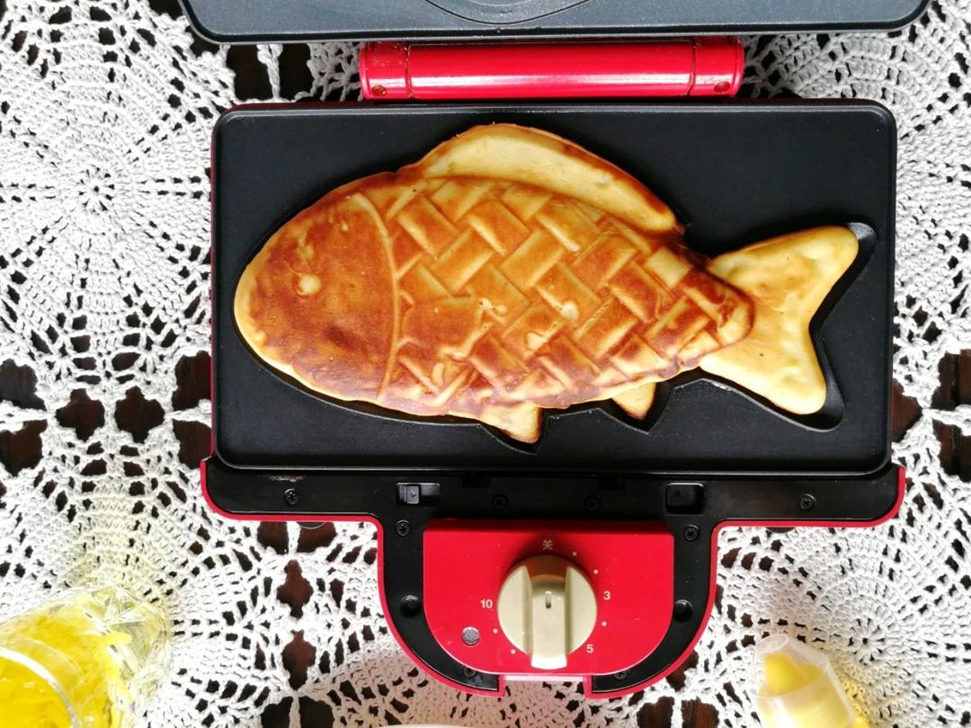 蜜豆鲷鱼烧~蓝宝早餐机食谱