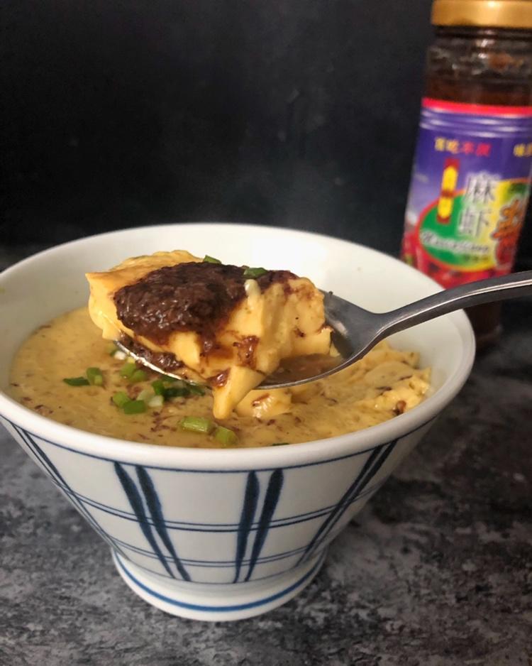 鲜美麻虾酱炖蛋