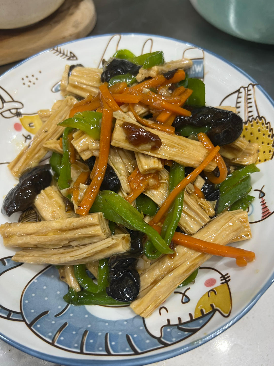 比肉还好吃的烧腐竹