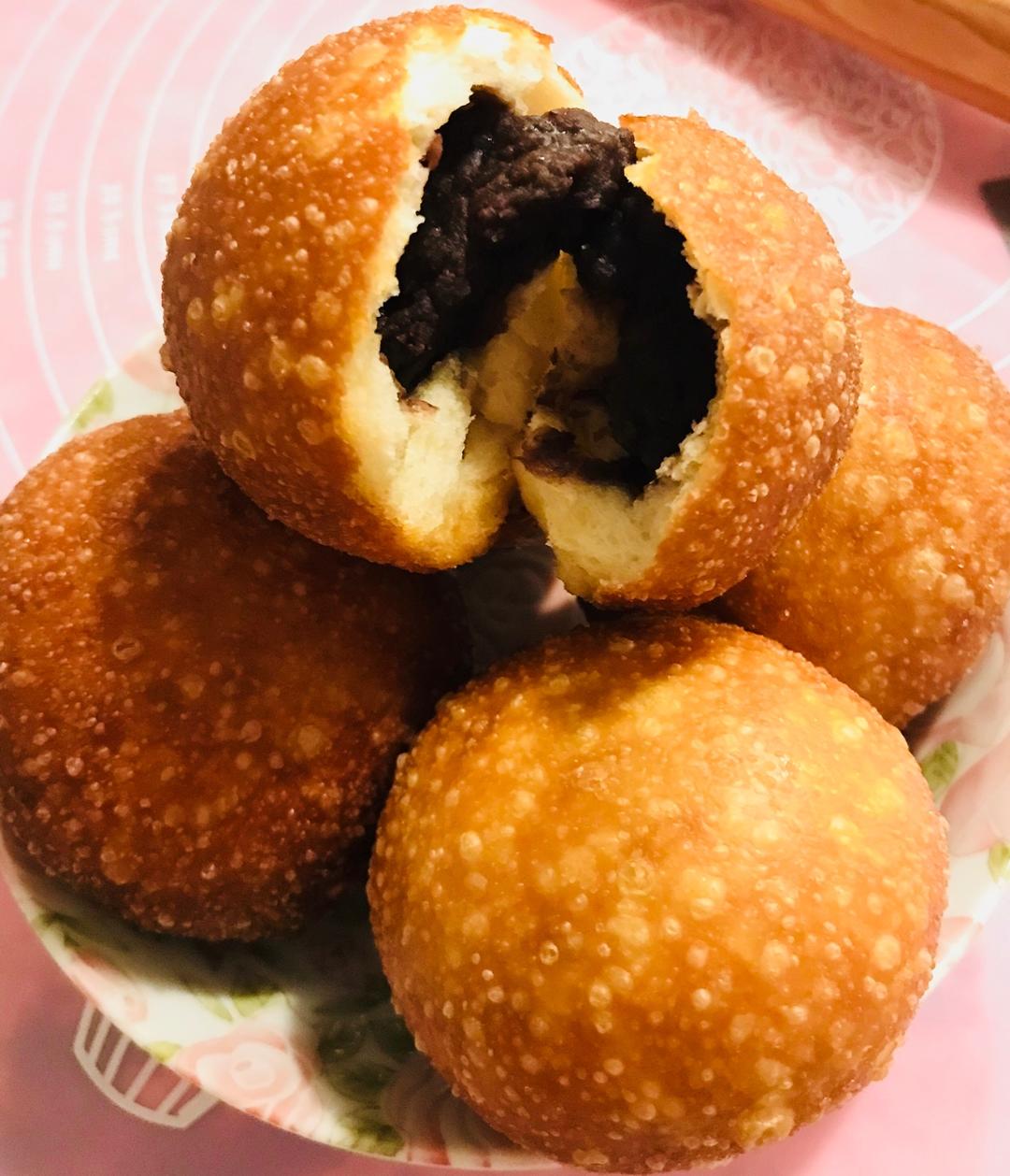 豆沙面包（油炸版）