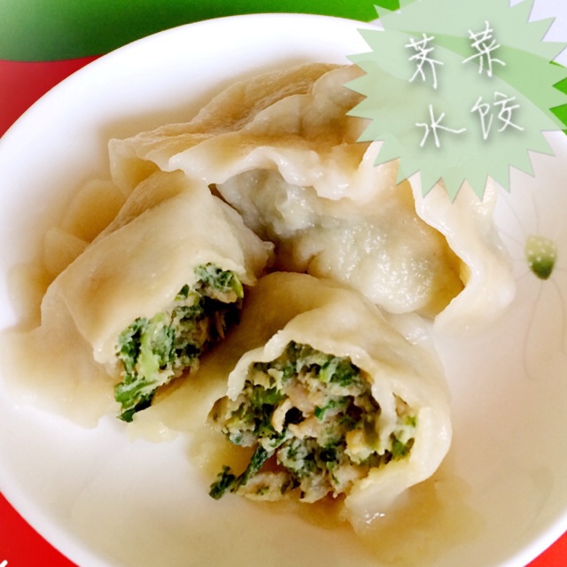 tt-20做的猪肉荠菜饺子