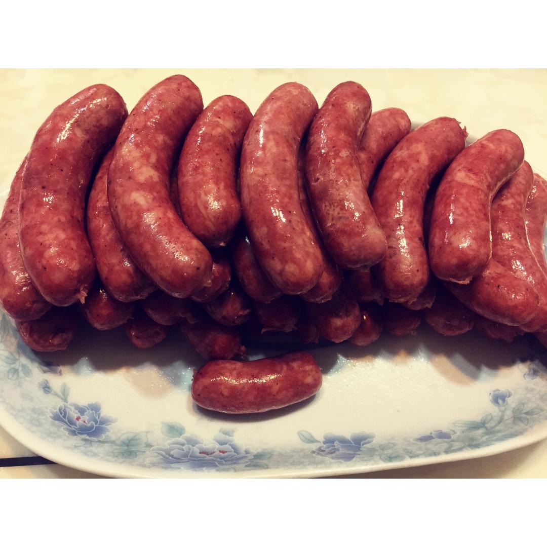 Q弹多汁的自制台式脆皮肠——绝对秒杀市售