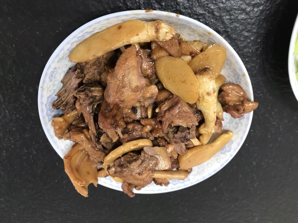 嫩姜炒鸭