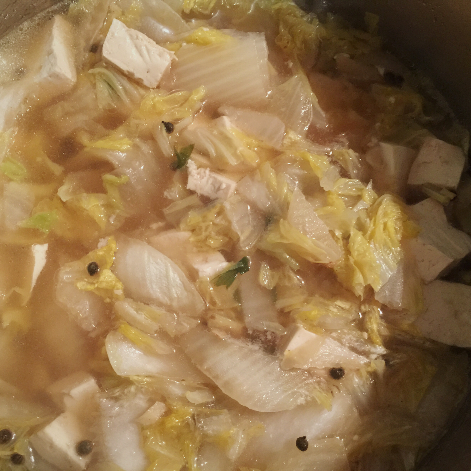 白菜炖豆腐