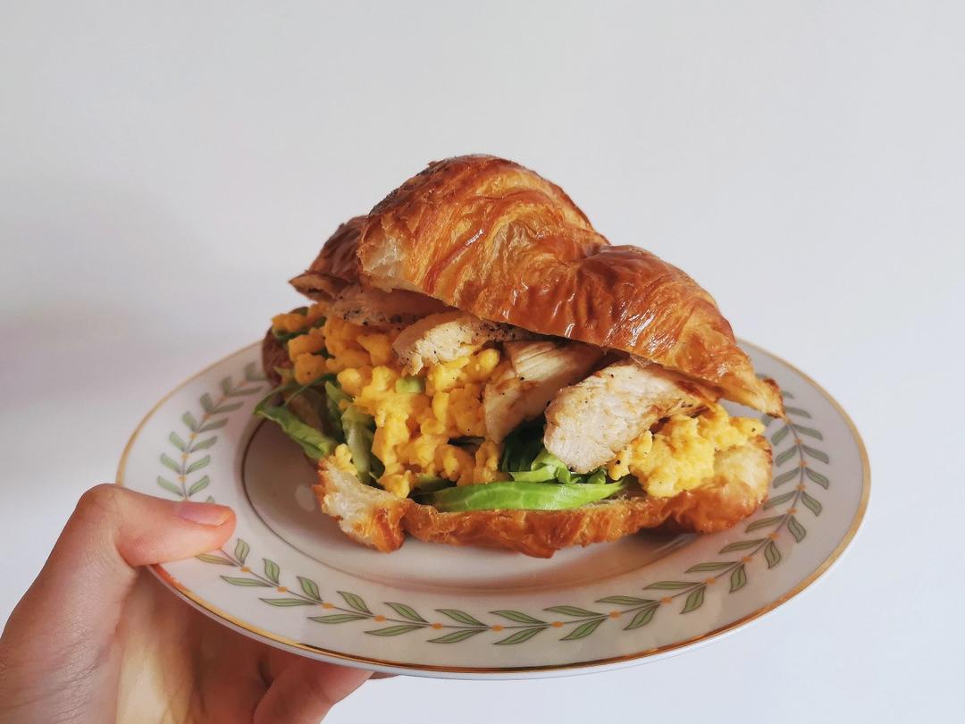 可颂三明治brunch