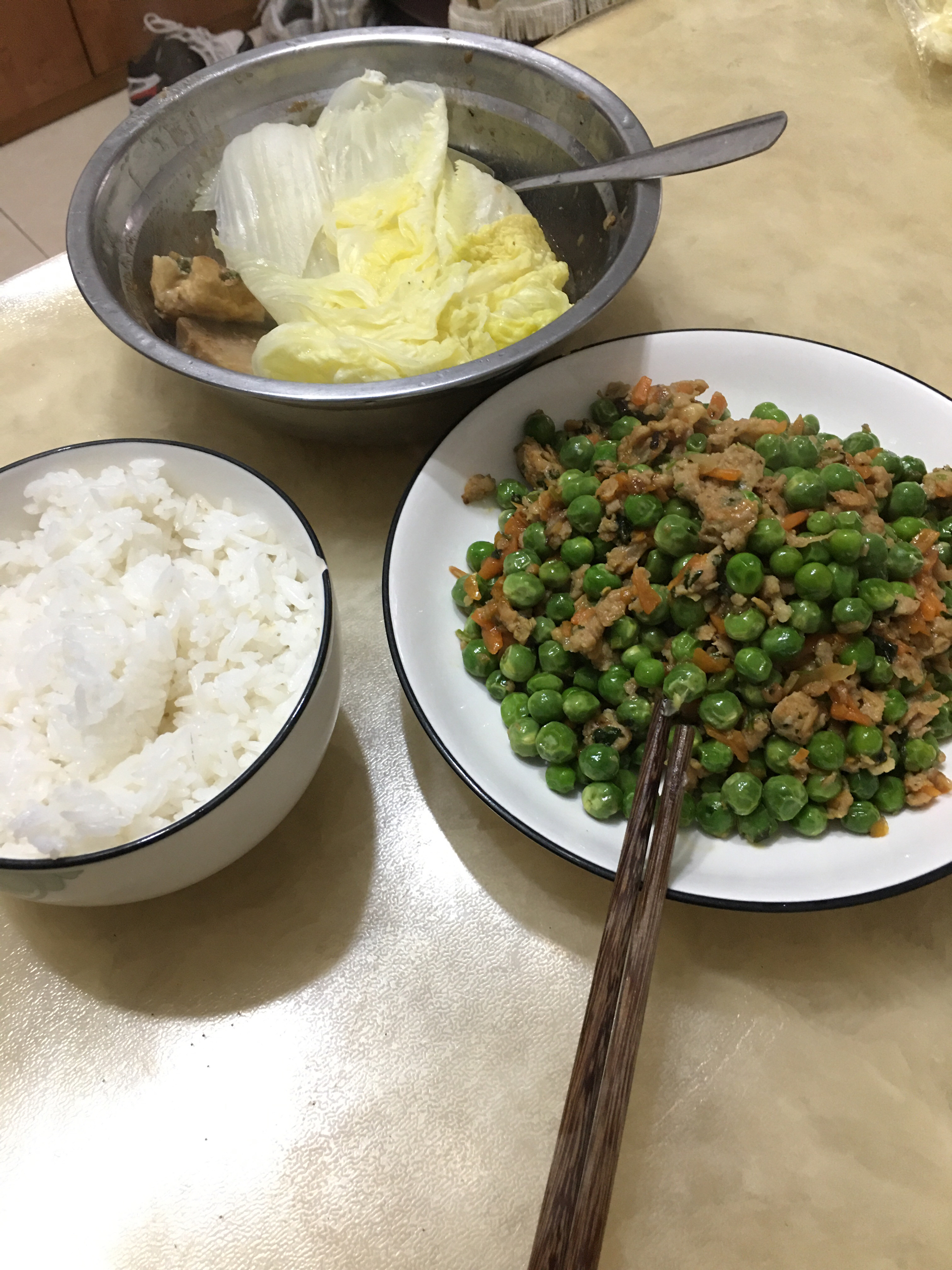 快手菜 青豆炒肉