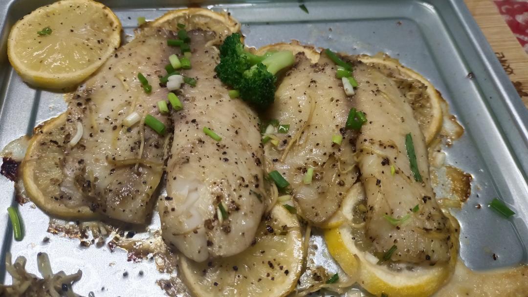 柠檬烤鳕鱼排 Lemon Bake Cod Fish