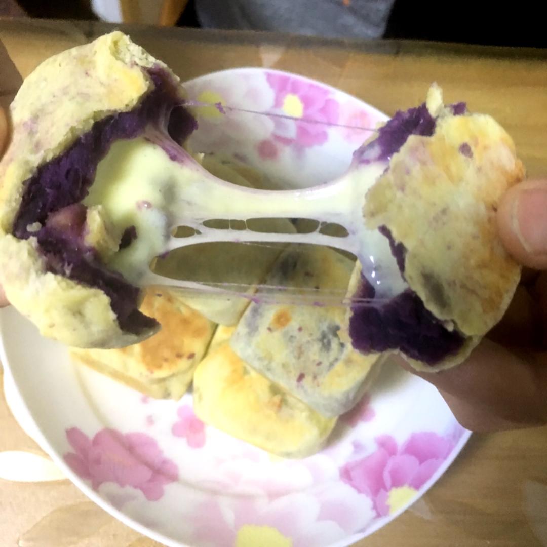 【爆浆紫薯仙豆糕】