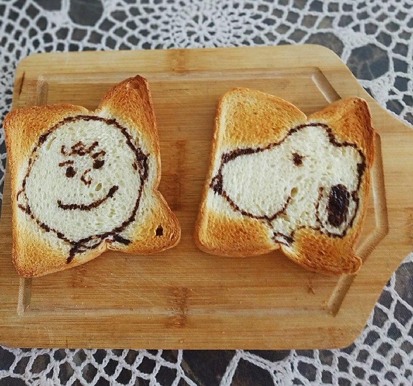 手绘吐司 史努比🥜查理布朗