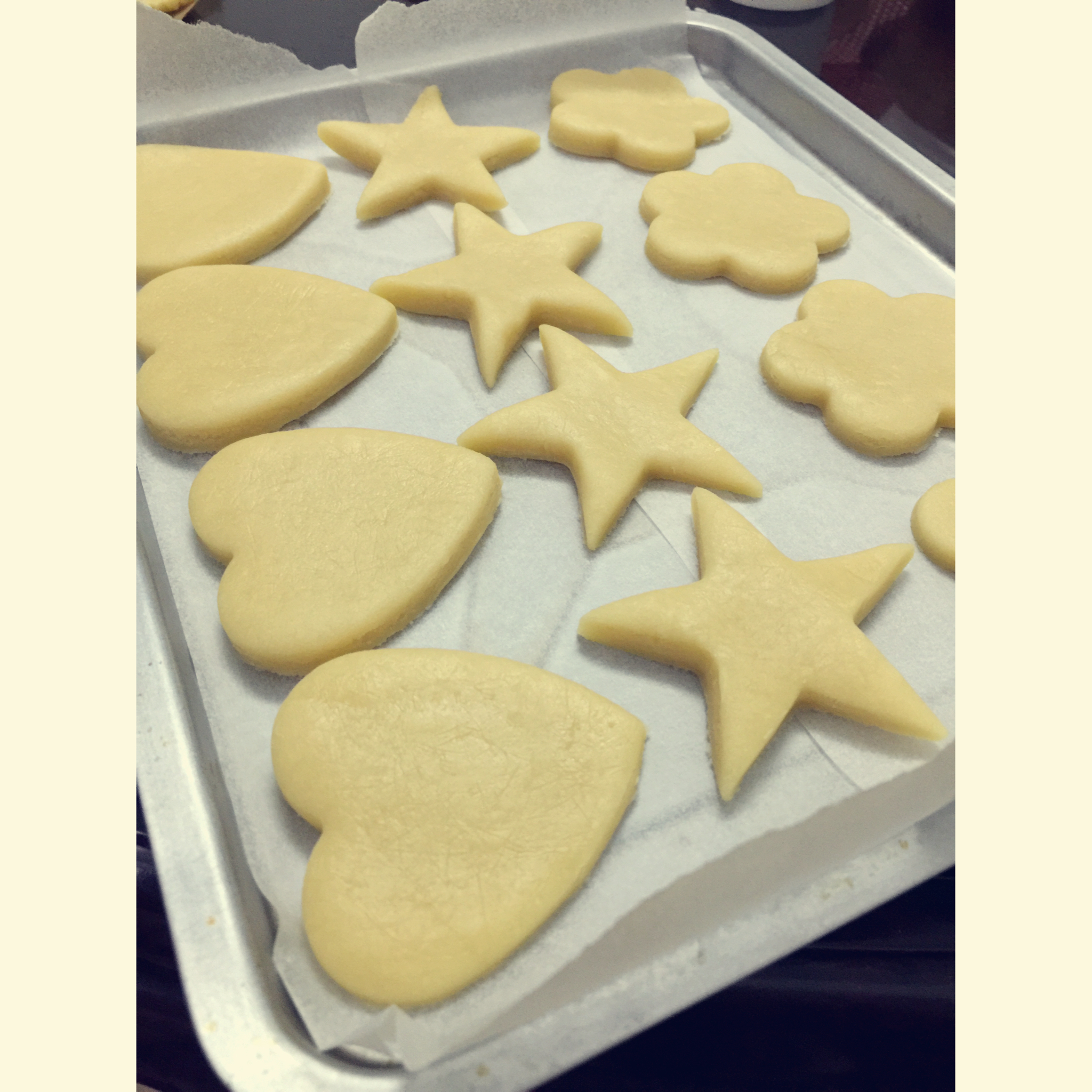 卡通黄油饼干
