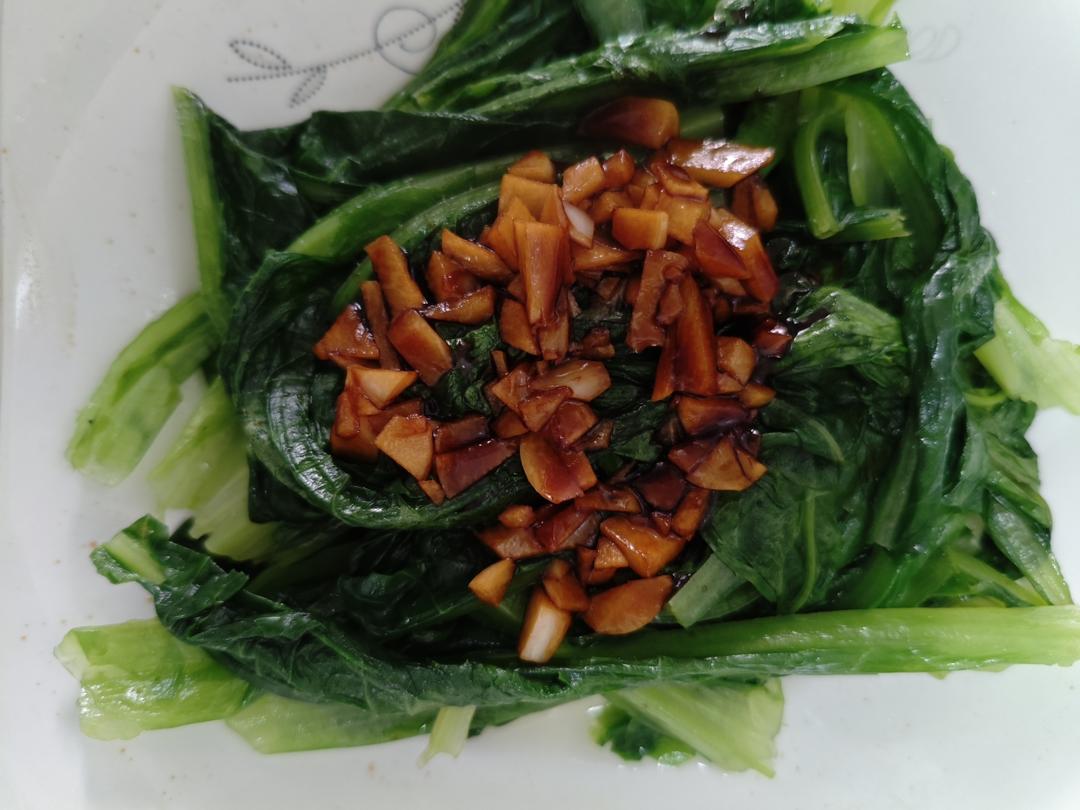 白灼油麦菜——晚间减肥餐