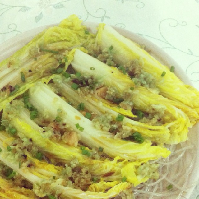 蒜茸粉丝娃娃菜