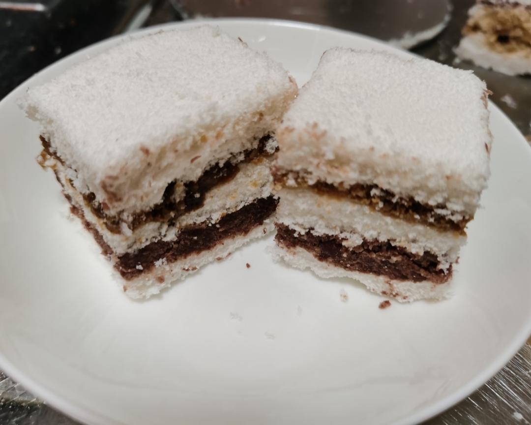 年货小吃—米香浓郁简单快手的大米松糕的做法