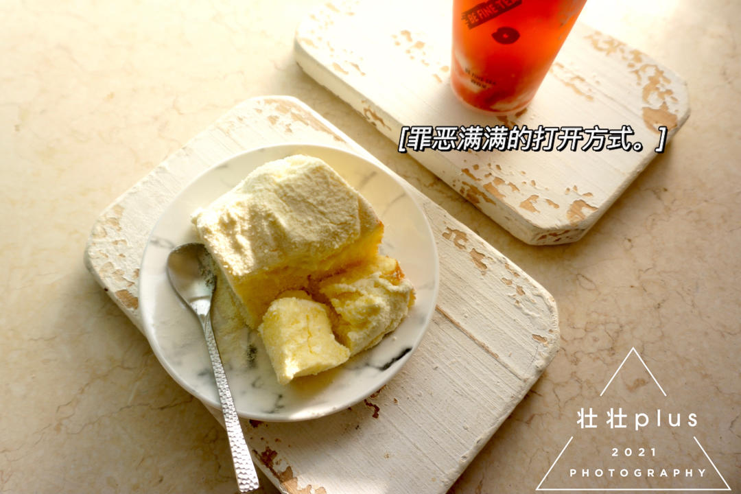 🔥口感细腻丰富，制作简单—日式冰乳酪戚风蛋糕