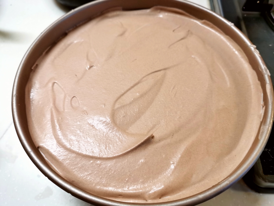 不用烤箱，新手做8寸巧克力慕斯蛋糕的做法 步骤8