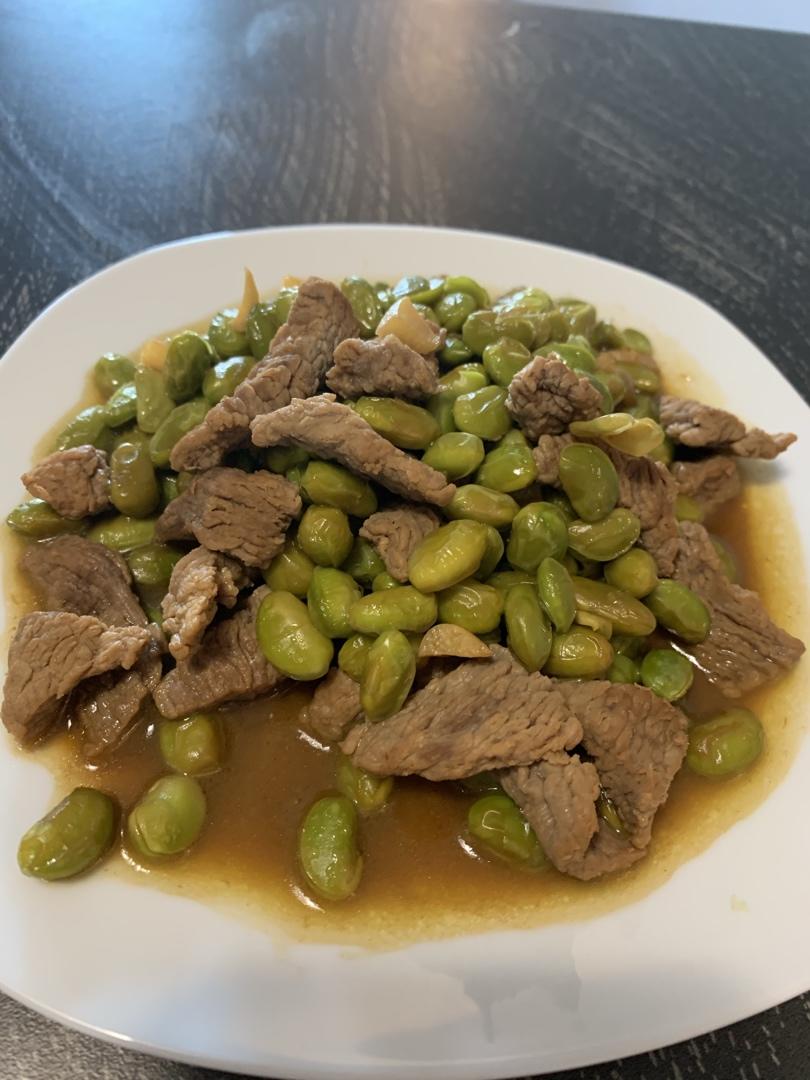 超级下饭菜：毛豆炒肉