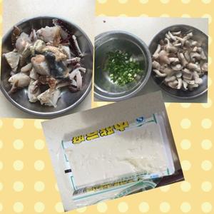 超简单螃蟹豆腐羹的做法 步骤2