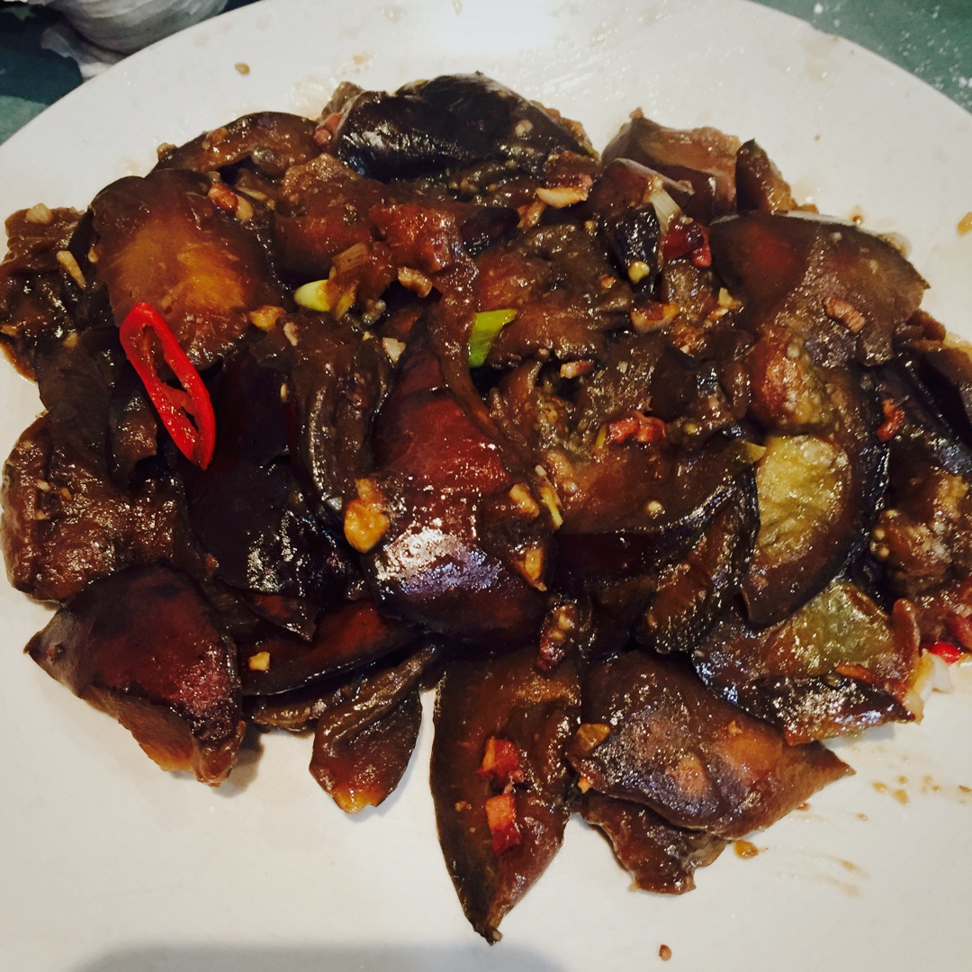 红烧肉末茄子