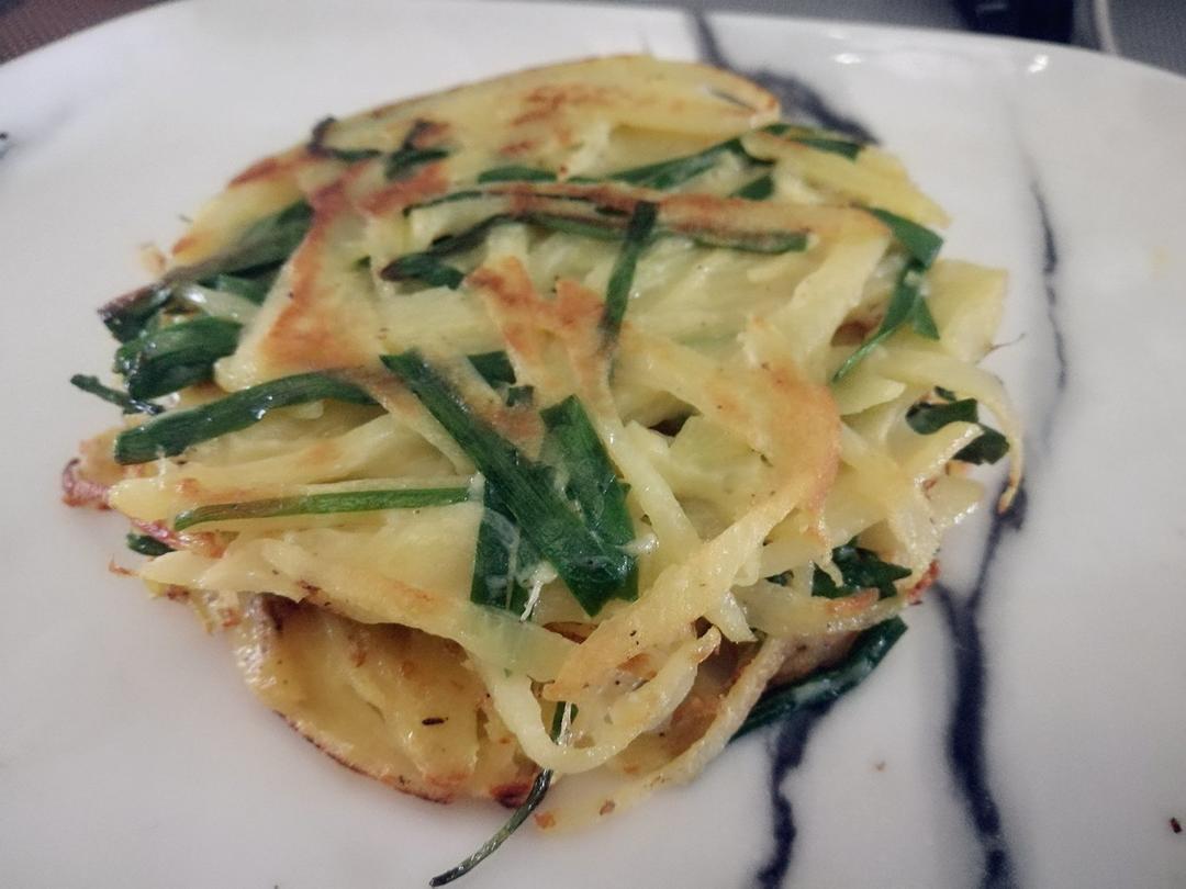 土豆丝鸡蛋饼