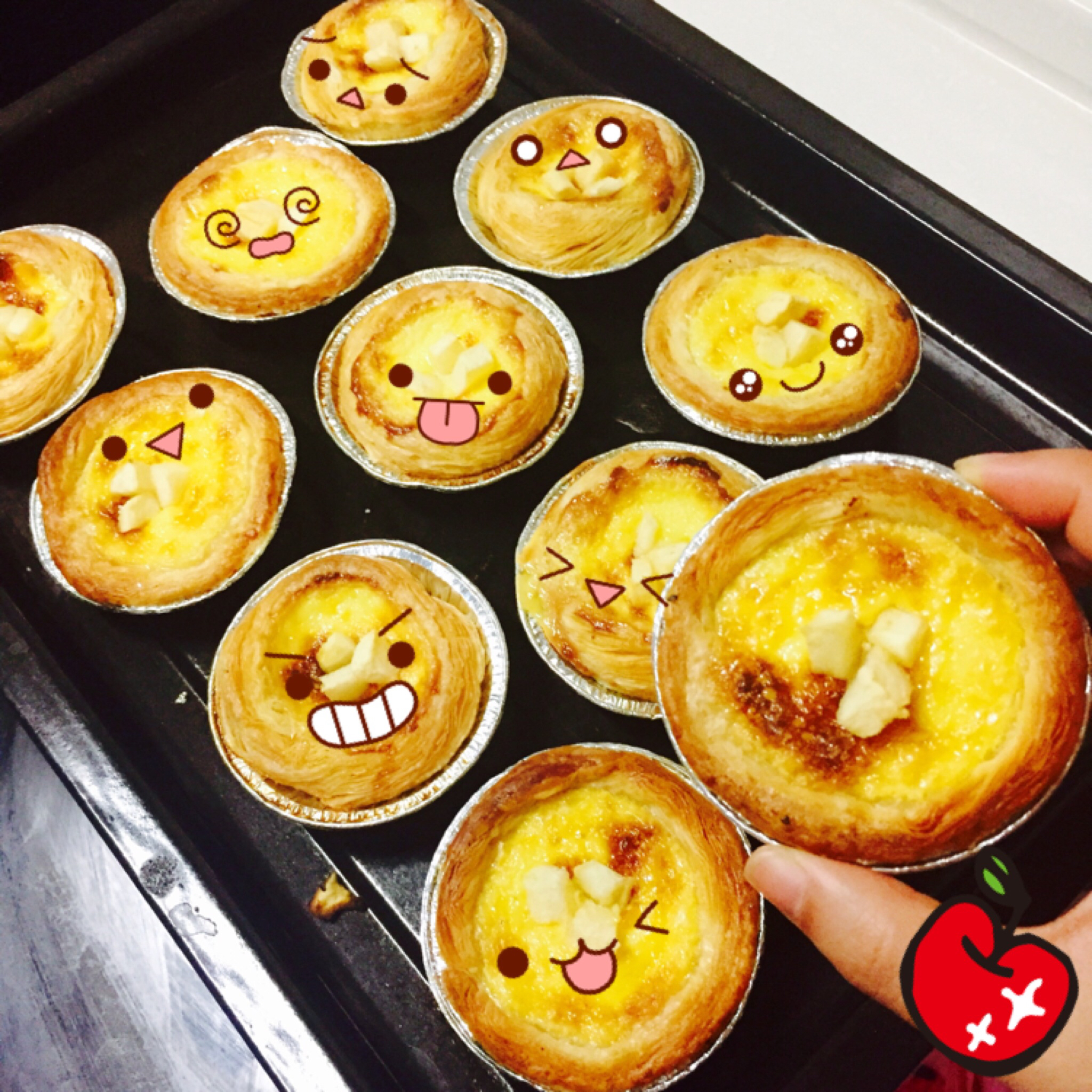 超完美味道超正的蛋挞配方，比KFC的还要嫩还要香~做过最好吃的蛋挞配方
