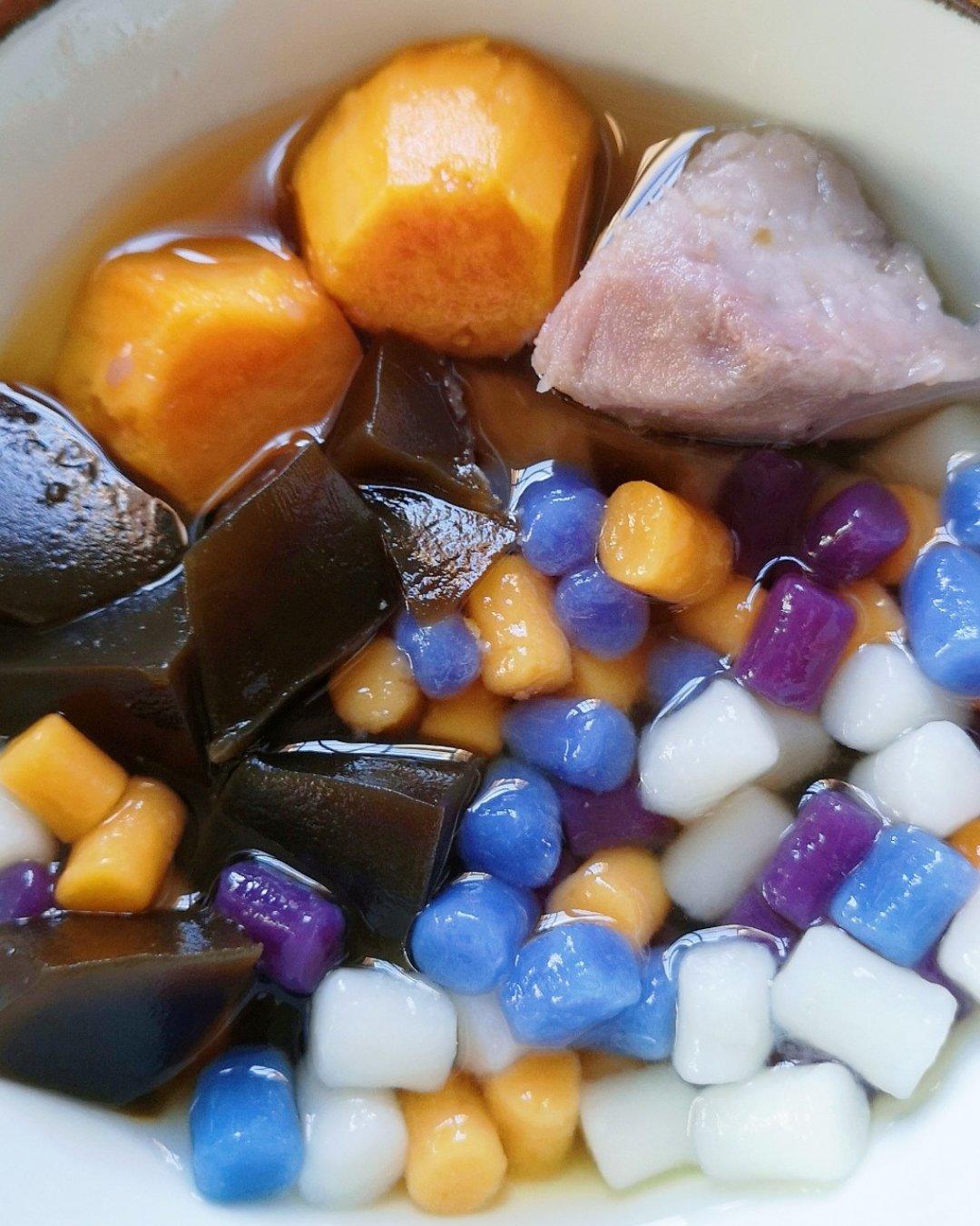 古早仙草蜜与洋菜膏