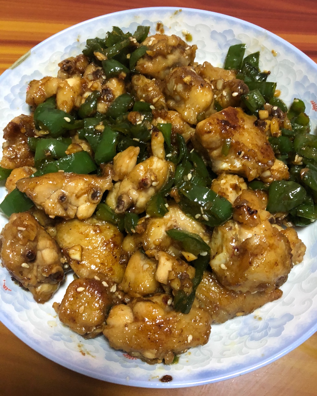 蒜味辣鸡块