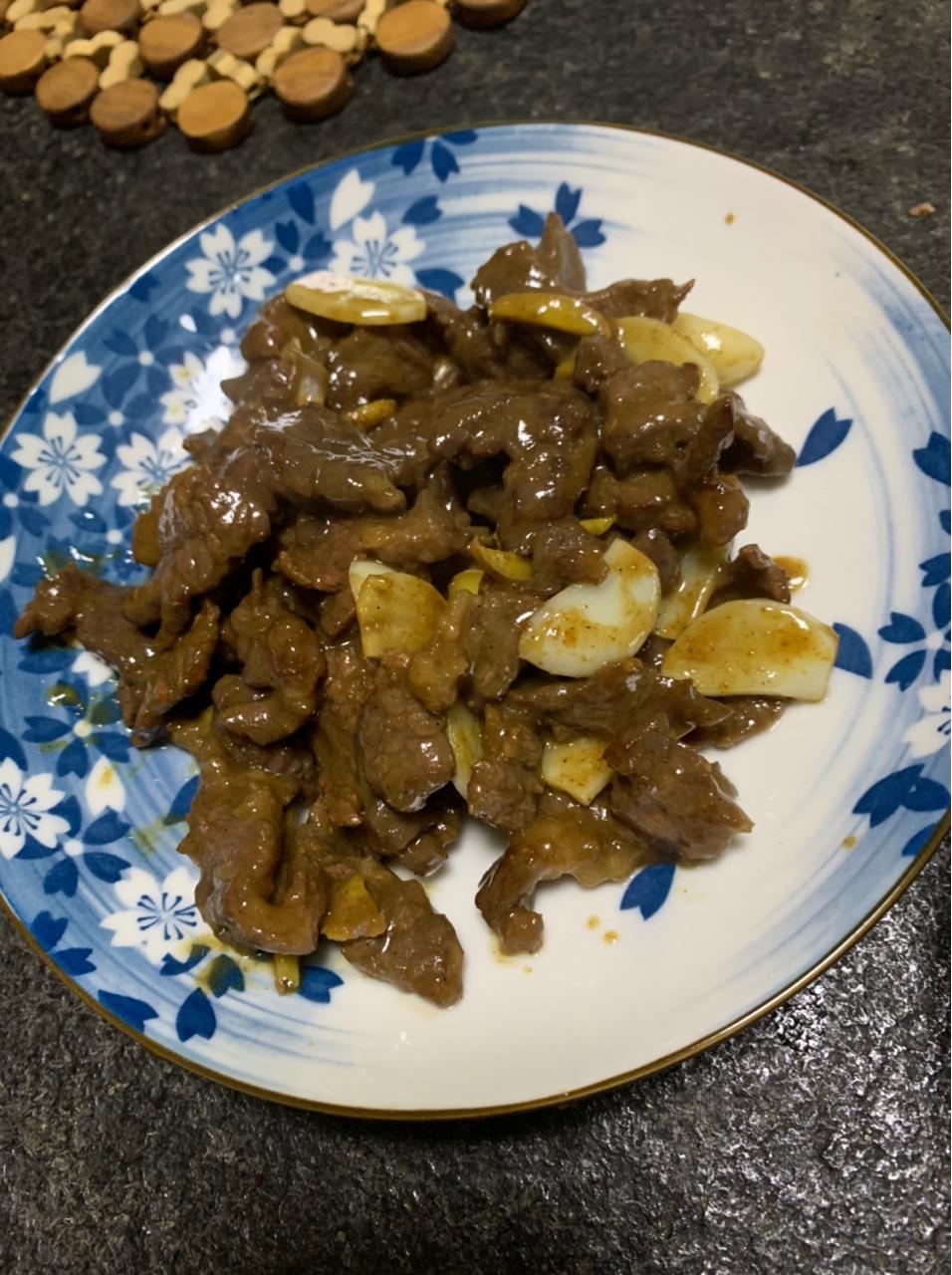 孜然牛肉（牛肉炒不老）