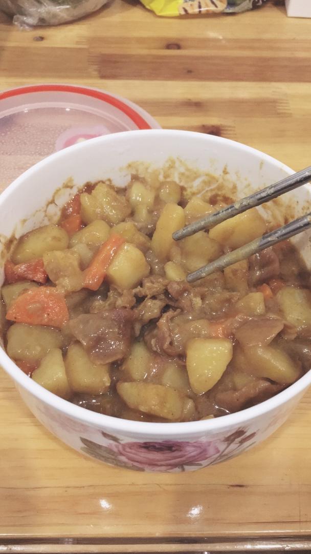 基础版土豆咖喱饭
