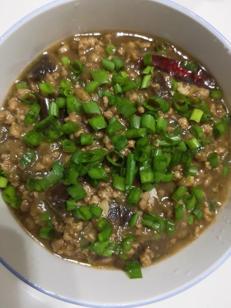 简易版肉末茄子(米饭和拌面杀手，从不修图)的做法