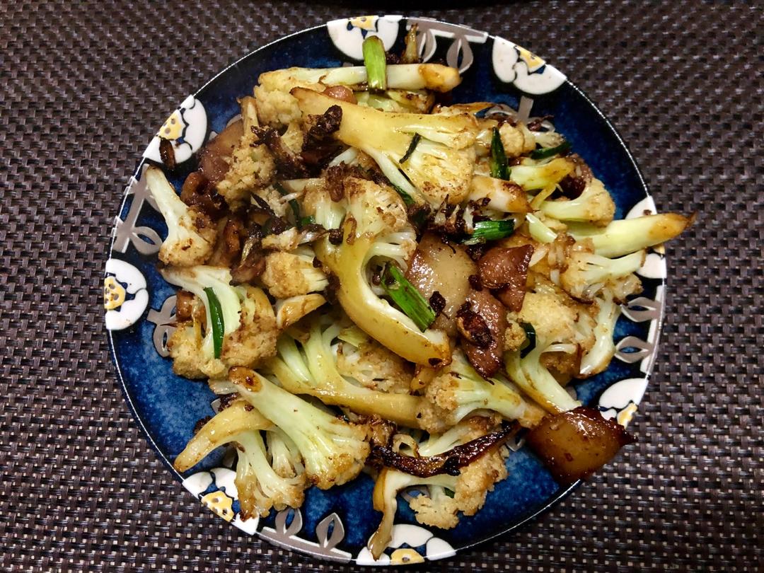 老丁的私房菜-干锅花菜