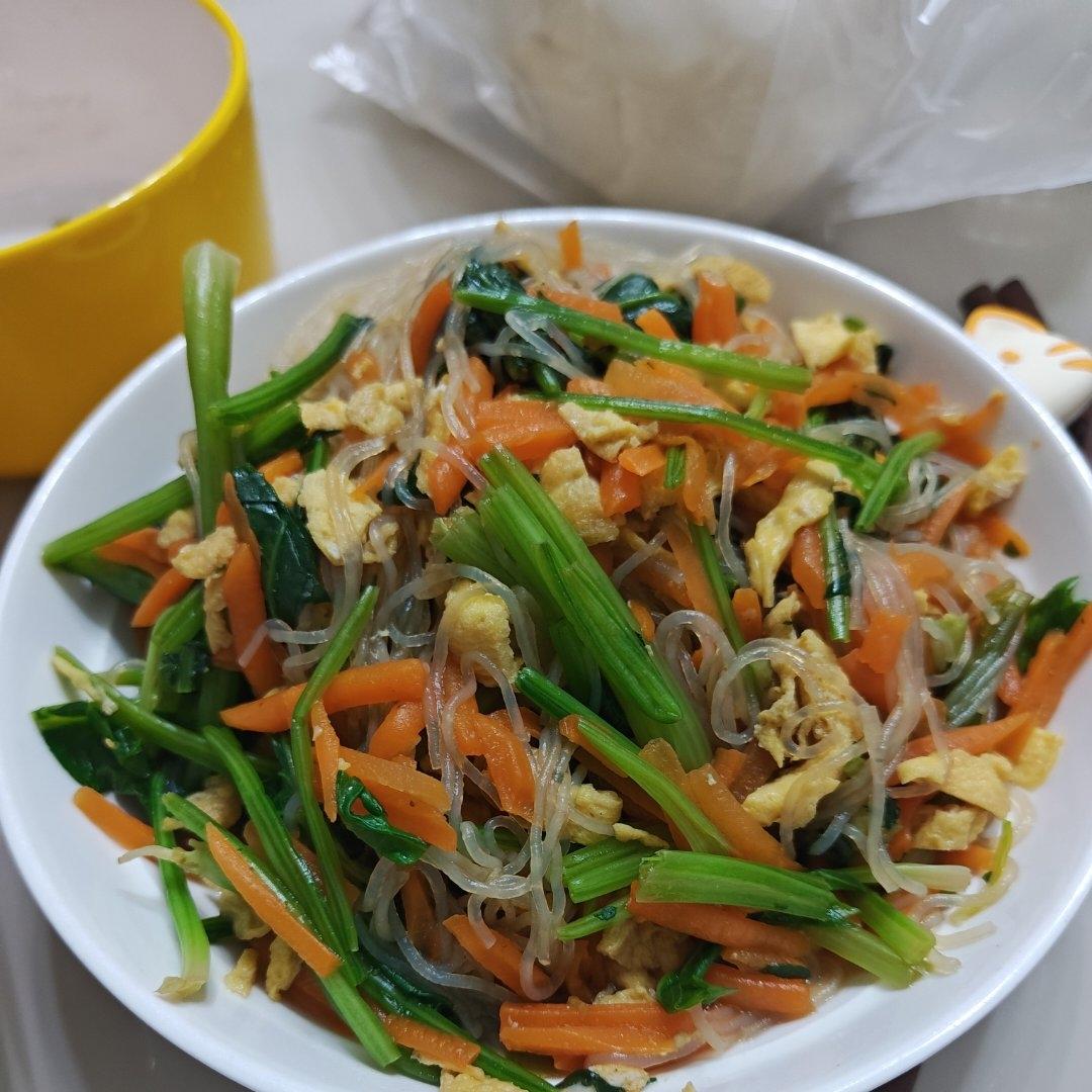 凉拌菠菜