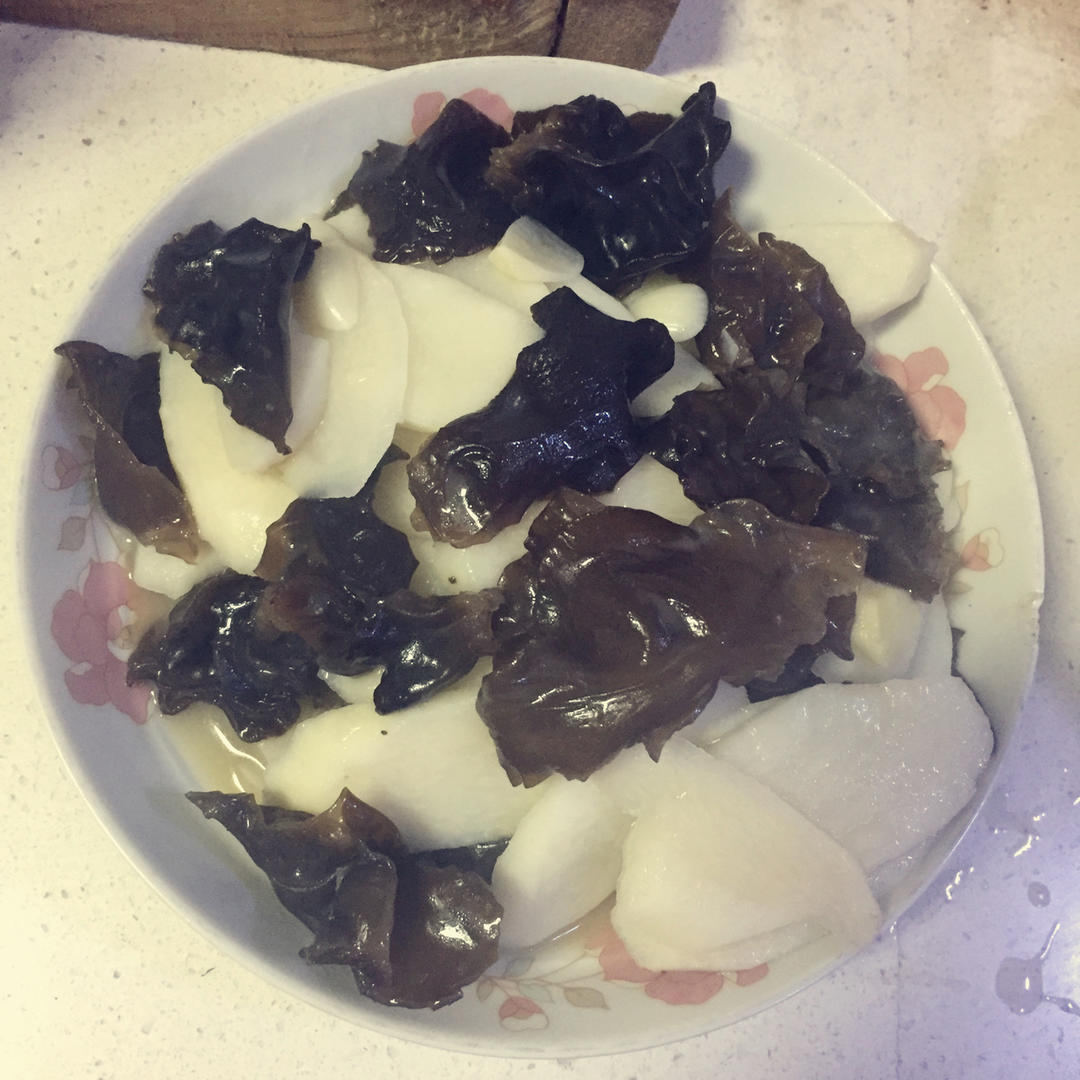 清炒山药木耳