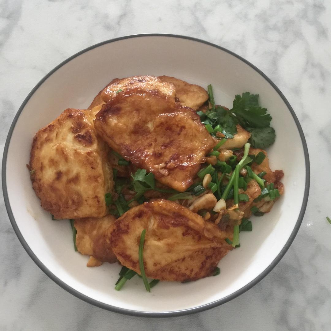 无敌好吃的香煎豆腐